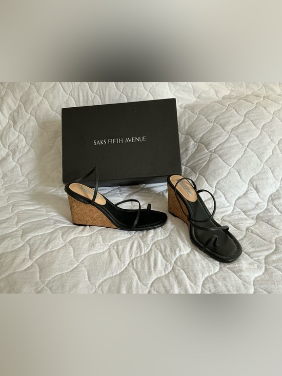 Saks Fifth Avenue Shoes - Saks Fifth Avenue | Strappy Wedge Sandals